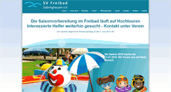 Desktop Screenshot of freibad-dabringhausen.de